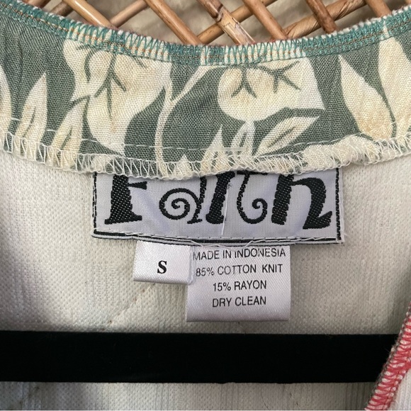 FAITH Celia Forrester Whimsy Vest Y2K‎ Patchwork Beaded Dragonfly Artsy Sz S B12 - Picture 3 of 11